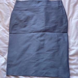 wow couture slip on blue pencil skirt